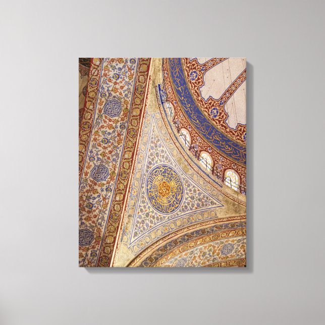 Lienzo Techo de la Mezquita Azul (Anverso)