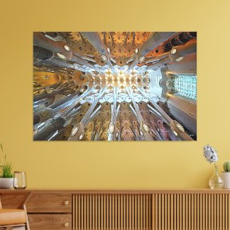 Lienzo Techo de la Sagrada Familia Barcelona 