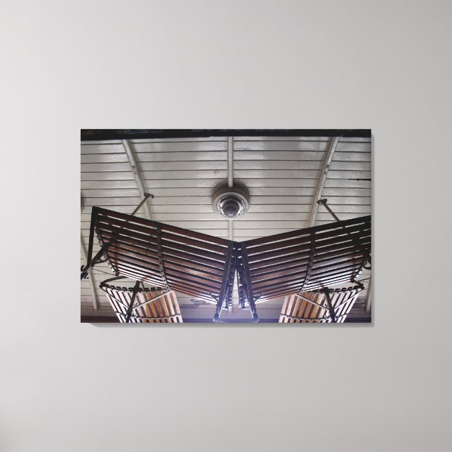 Lienzo Techo de vagón con bandeja portaequipajes Le Mastr (Anverso)