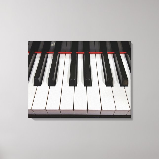 Lienzo teclas de piano (Anverso)