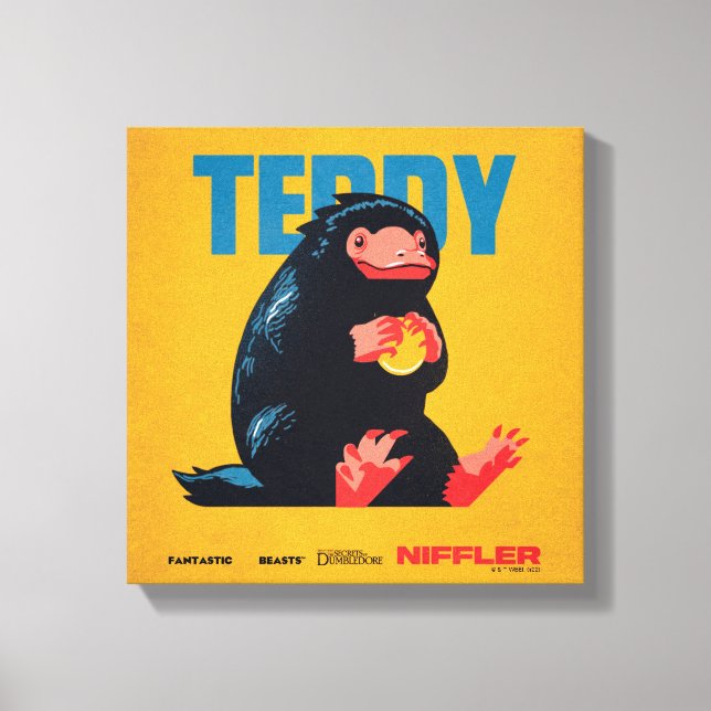 Lienzo Teddy Vintage Graphic (Anverso)