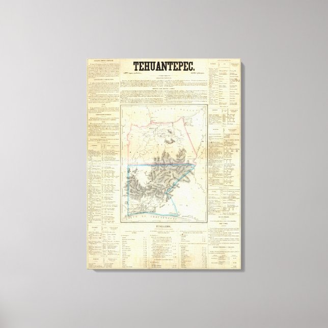 Lienzo Tehuantepec, México (Anverso)