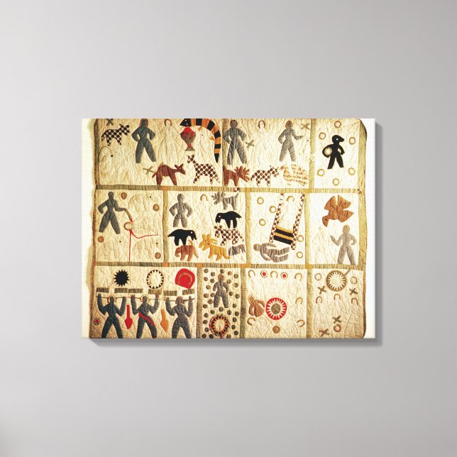 Lienzo Tejido bíblico, Virginia (Anverso)