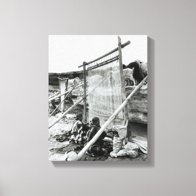 Lienzo Tejidos navajos, c.1914 (Anverso)