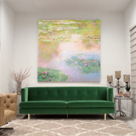 Lienzo TELA | Claude Monet (40 x 40) Ninféas