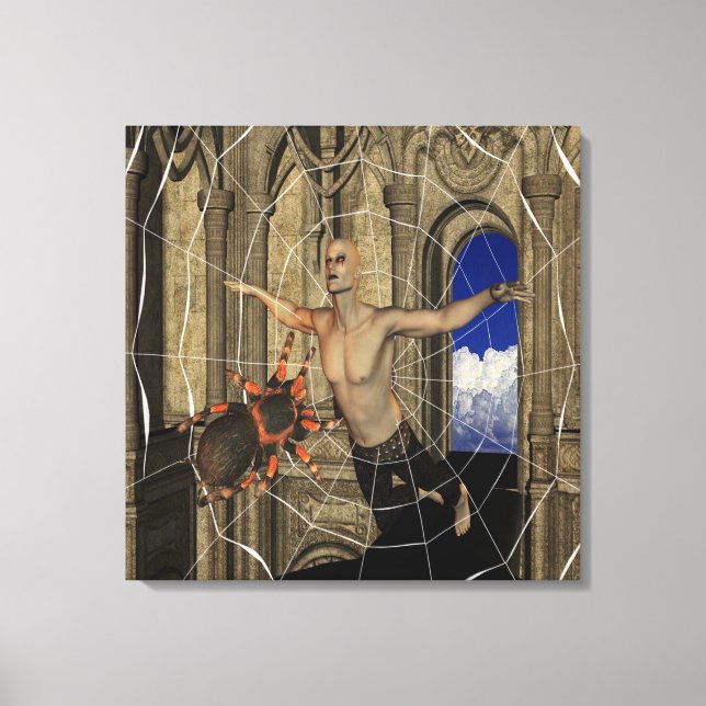 Lienzo Tela de araña vampiro (Anverso)
