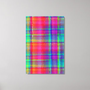 Lienzo Tela escocesa brillante