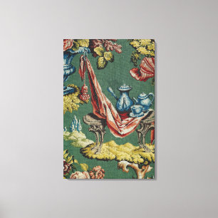 Lienzo Tela que representa una olla de chocolate y una te