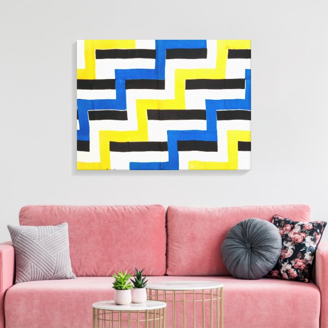 Lienzo Tela simultánea | Sonia Delaunay | (Insitu (Sala de estar))