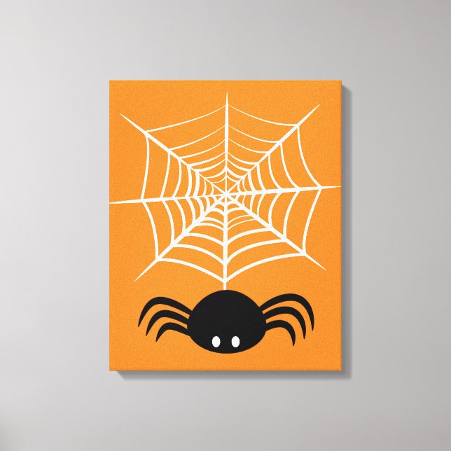 Lienzo Telaraña de Halloween (Anverso)