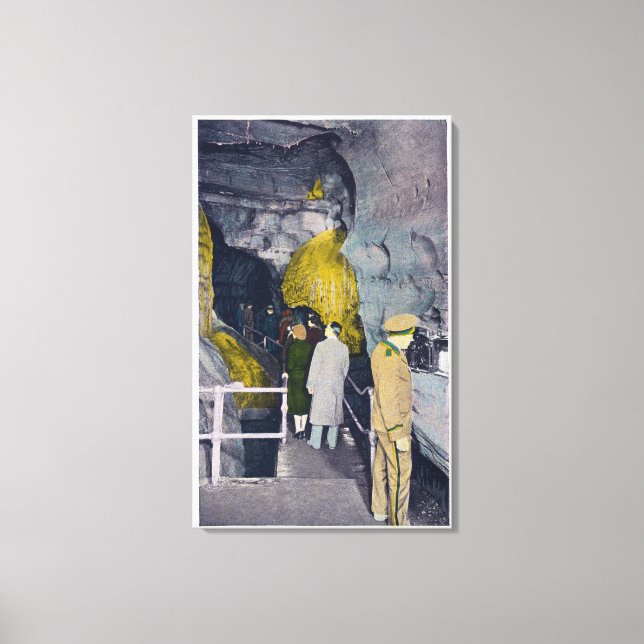 Lienzo Teléfono en la cabecera del lago subterráneo (Anverso)