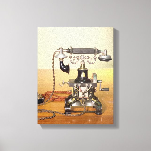 Lienzo Teléfono Ericsson, 1890 (Anverso)