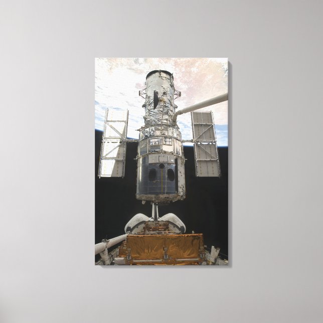 Lienzo Telescopio espacial Hubble en la bahía de carga de (Anverso)