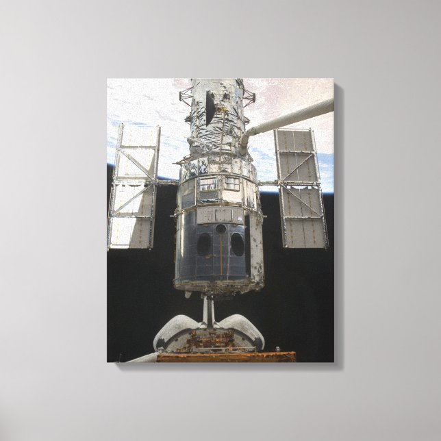 Lienzo Telescopio espacial Hubble en la bahía de carga de (Anverso)