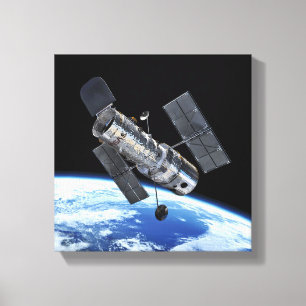 Lienzo Telescopio Espacial Hubble en órbita terrestre Fot