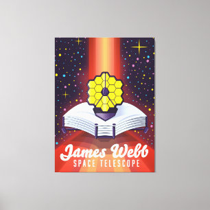 Lienzo Telescopio espacial James Webb.