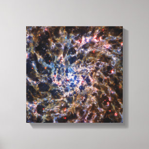 Lienzo Telescopio Espacial James Webb Galaxia Espiral IC 