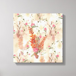 Lienzo Tema botánico elegante de tono neutro de otoño