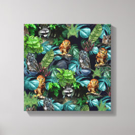 Lienzo Temas de celebración de fiestas nocturnos