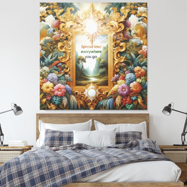 Lienzo Temas metafísicos de fantasía espiritual (Insitu(Dormitorio))