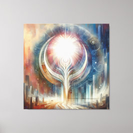 Lienzo Temas metafísicos de fantasía espiritual