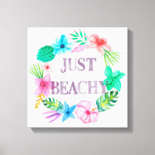 Lienzo temático tropical para casa de playa en Flo
