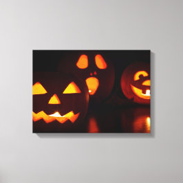 Lienzo Temor por Calabaza de Halloween