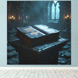 Lienzo Tempel des Wissens – Die ewige Bibliothek  