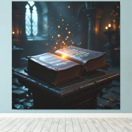 Lienzo Tempel des Wissens – Die ewige Bibliothek  