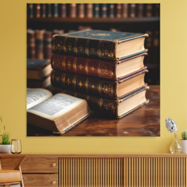 Lienzo Tempel des Wissens – Die ewige Bibliothek