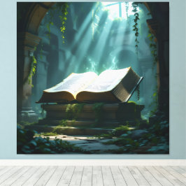 Lienzo Tempel des Wissens – Die ewige Bibliothek  