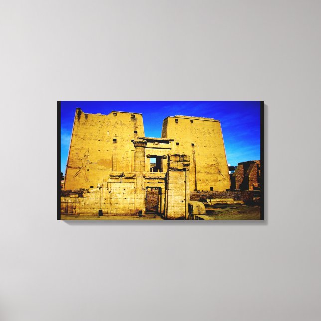 Lienzo Templo de Edfu (Anverso)