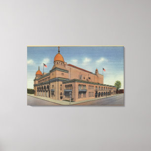 Lienzo Templo de Malaikah del Al y auditorio de la