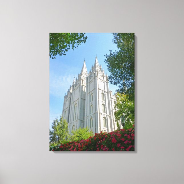 Lienzo Templo de Mormon (Anverso)