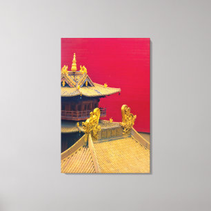 Lienzo Templo Jing'an, Shanghai, China