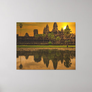 Lienzo Templo Khmer de Angkor Wat Camboya