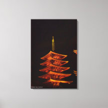 Templo Sensoji Asakusa Japón Paisaje Viajes