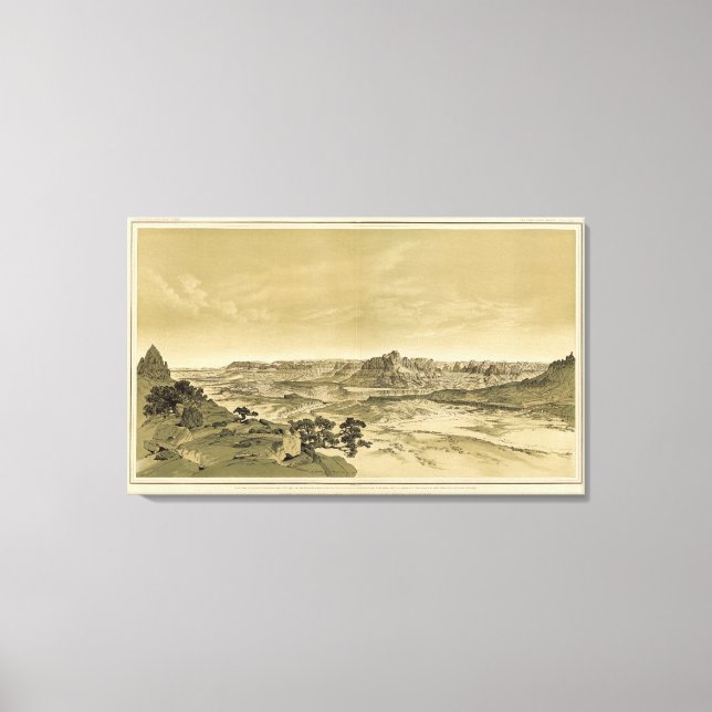 Lienzo Templos y torres de la Virgen (Anverso)