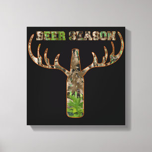 Lienzo Temporada De Caza De Cervezas Regalo De Temporada