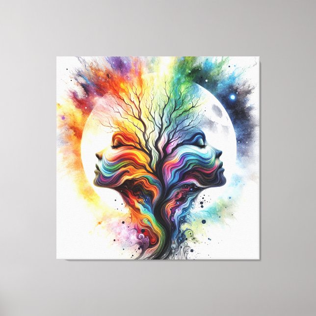 Lienzo Temporadas De La Luna (Anverso)