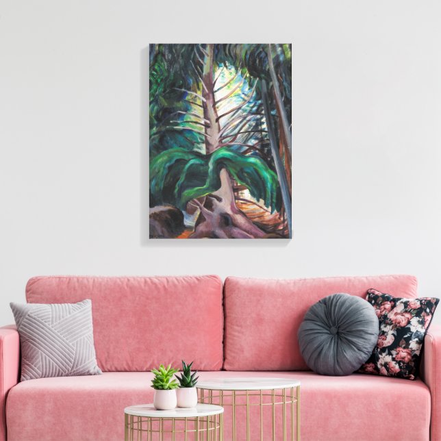 Lienzo Temporizador antiguo | Emily Carr | (Insitu (Sala de estar))