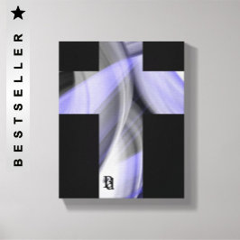 Lienzo Tendencia de la luna de lavanda de 8 x 10" Resumen