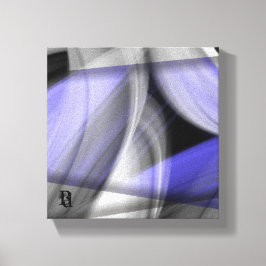 Lienzo Tendencia de la Luna de Lavender de 8 x 8" Resumen