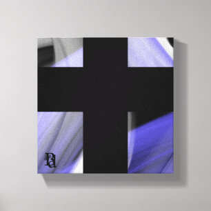 Lienzo Tendencia de la Luna de Lavender de 8 x 8" Resumen