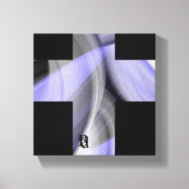 Lienzo Tendencia de la Luna de Lavender de 8 x 8" Resumen