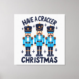 Lienzo Tenga una navidad cascanueces
