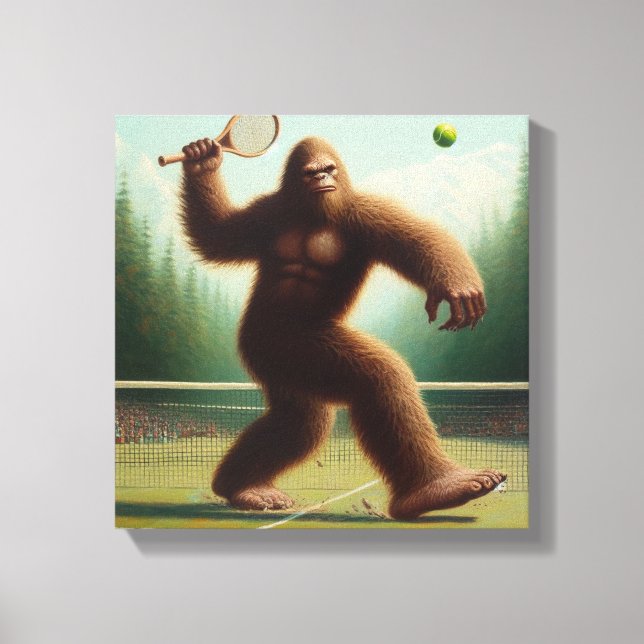 Lienzo Tenis Bigfoot (Anverso)