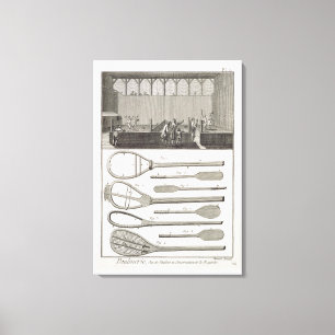 Lienzo Tenis real y la construcción de estafas, de