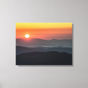 Lienzo Tennant Mt, área de Graveyard Fields, amanecer