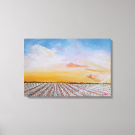 Lienzo Tennessee Cotton Field Canvas Print